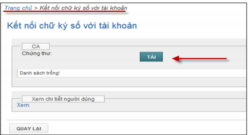 Hướng dẫn kết nối chữ ký số đến cổng thông tin doanh nghiệp 3 2