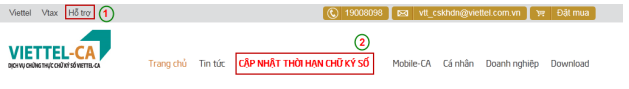 Hướng dẫn yêu cầu cập nhật thời hạn chữ ký số 12