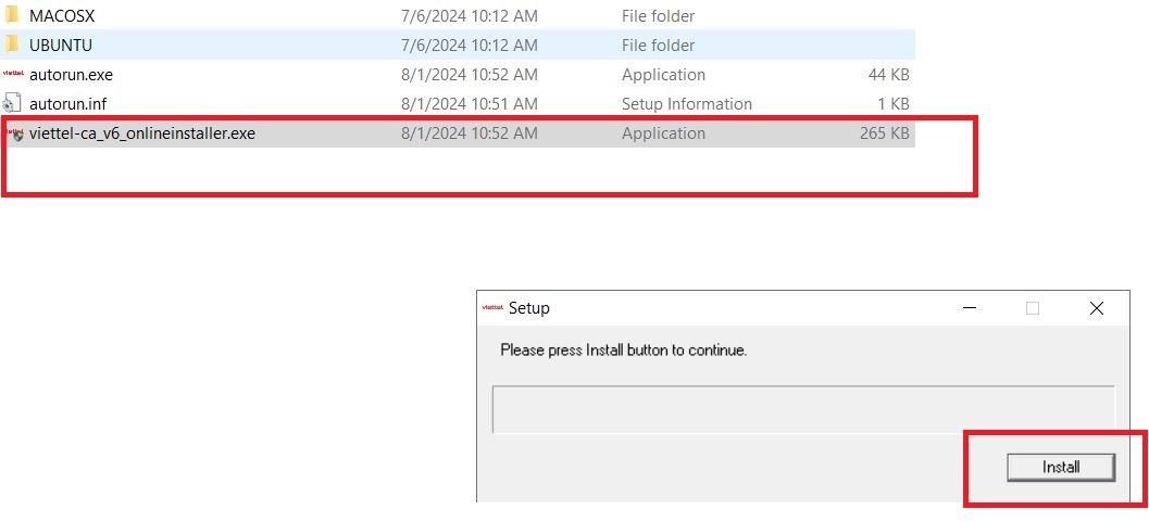 cách cài đặt phần mềm chữ ký số Viettel USB token V6