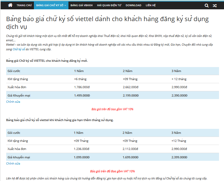 hộ trợ chữ ký số vnpt