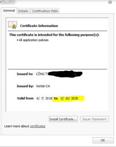 Những lưu ý với Email thông báo gia hạn Chữ ký số gia han chu ky so 5