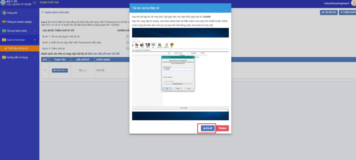 cài plugin chu ky so cục quản lý dược 4