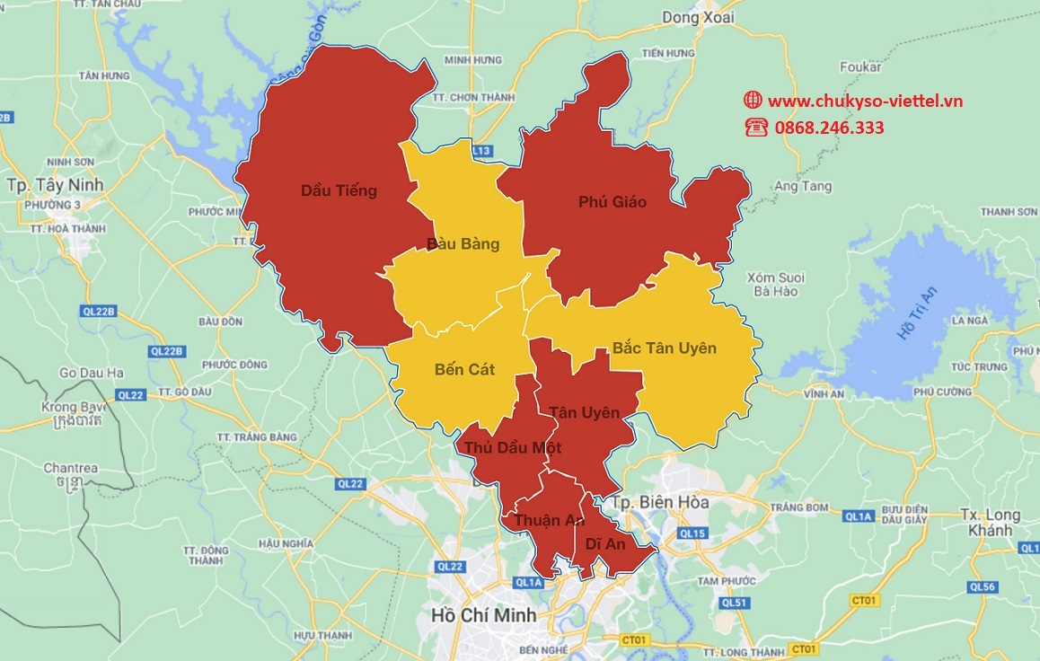 Chữ ký số Viettel tại Bình Dương Chu Ky So Viettel tai Binh Duong