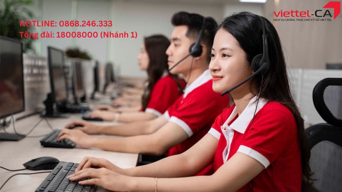 Đường dây nóng chữ ký số Viettel Đường dây nóng chữ ký số Viettel - tổng đài hỗ trợ Viettel Ca